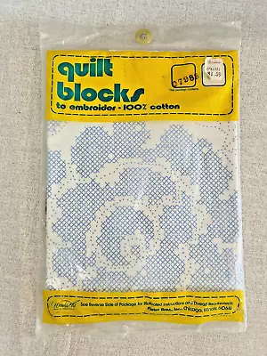 Vintage Quilt Blocks To Embroider Number: 07983: Rose • $14