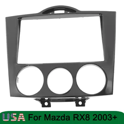 2Din Fascia Dash Panel Car Radio Stereo Bezel Trim Frame Fit For Mazda RX8 2003+ • $30.39