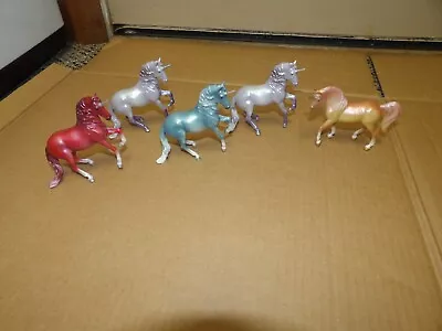 Breyer Mini Whinnies Whinny Unicorns Lot Of 5 Horse • $10