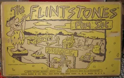 Original Marx Flintstones Play Set • $225