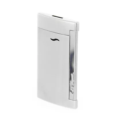 S.T. Dupont Slim 7 Brushed Chrome Finish Lighter 027701 • $358.85