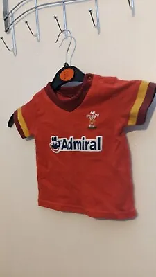 Welsh Rugby Union T-Shirt 9-12 Months • £6.99