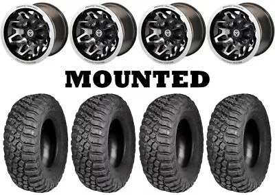 Kit 4 BFGoodrich Mud Terrain KM3 29x9-14/29x11-14 On Moose 416X Machined CAN • $1563.11