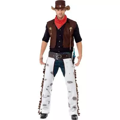 Smiffys Rodeo Cowboy Men's Fancy Dress Costume • £21.99