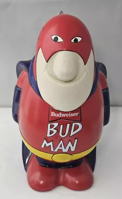 1989 Vintage BUDWEISER BUD MAN Ceramarte Brazil Lidded Beer Stein-Nice Condition • $29.99