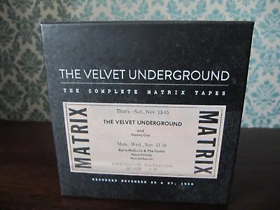 The Velvet Underground The Complete Matrix Tapes CD Box Set (2015) • $180.22