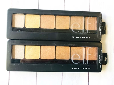 $9 • Buy ELF Prism Eyeshadow Palette 6 Shades #83275 Naked - 2 Pack- NEW In BOX