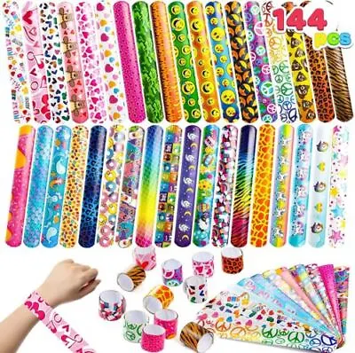 JOYIN 144 Pcs Slap Bracelets For Kids Bulk Wristbands With Animals...  • $26.21
