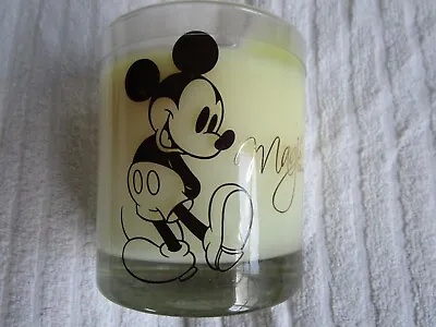 NEW Authentic Disney Store Mickey Mouse Glass Scented Candle MAGIC 7.4oz 210g • $1.25