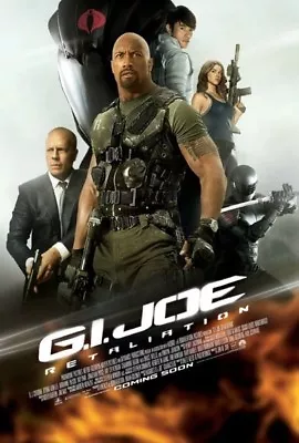 G.I. JOE 2 RETALIATION MOVIE POSTER 2 Sided ORIGINAL INTL 27x40 DWAYNE JOHNSON • $8.50