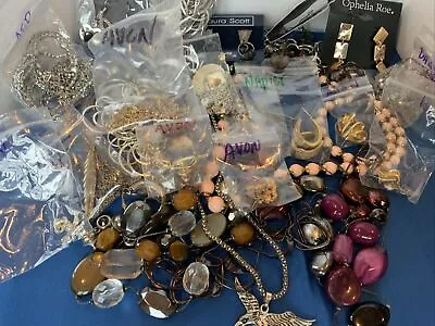 Vintage/ Modern Signed Costume Jewelry Lot         (#38A ) • $8.62