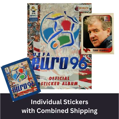 Merlin's UEFA Euro 96 Sticker Collection - INDIVIDUAL STICKERS Combined Postage • $3.85
