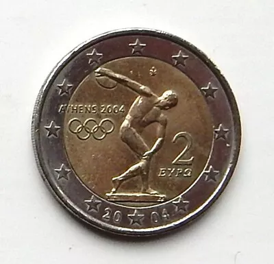 2 Euro Coin - Athens 2004 Olympic Games Discus Thrower • £8