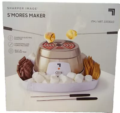 SHARPER IMAGE Electric Tabletop S'mores Maker For Indoors 6 Piece Set • $21.99