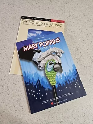 (2) Piano Music Books Marry Poppins The New Musical & The Sound Of Music • $15