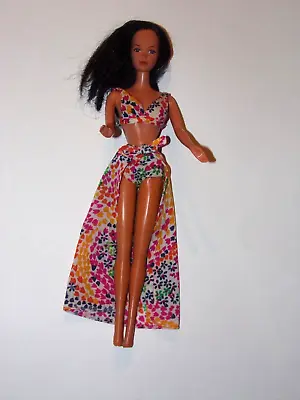 Vintage Mattel 1975 Hawaiian Barbie #7470 In Original Floral Swimsuit • $45