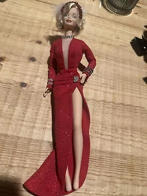 Barbie As MARILYN MONROE Gentlemen Prefer Blondes 1997 Red Dress NRFB • $20