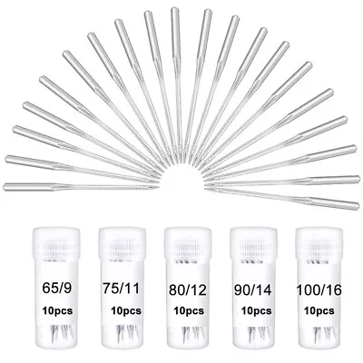 10Pcs/Set Universal Sewing Machine Needles For Singer Brother Toyota Janome • £2.75