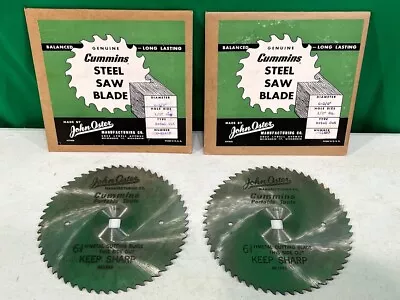 Vintage John Oster CUMMINS Steel METAL CUT 6 3/8 SAW Blades/Maxaw Circular/Skill • $19.99