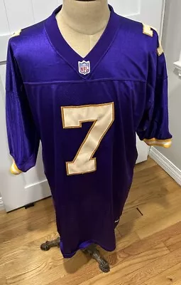 Vintage Randall Cunningham Minnesota Vikings Puma Authentic NFL Jersey Mens 54 • $175