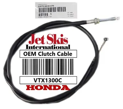 Genuine Honda 2004-2009 VTX1300C VTX 1300 C Clutch Cable OEM Honda 22870-MEM-670 • $18.45