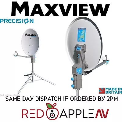 Maxview Precision 75cm Caravan Satellite Dish Twin LNB Tripod Carry Case • £344.99