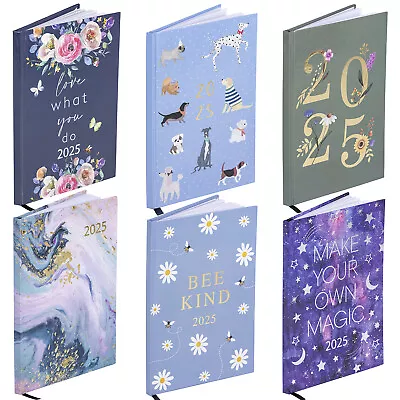 2025 Diary A5 / Slim / Pocket Size Week To View 2025 Diaries Full Year Planner • £3.69