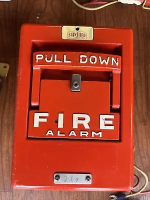 Vintage Coded Pull Station Standard Local Frie Alarm Metal Red Firehouse • $100