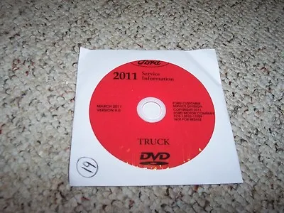 2011 Ford F250 Truck Shop Service Repair Manual DVD XL XLT Lariat 6.7L V8 Diesel • $69.51