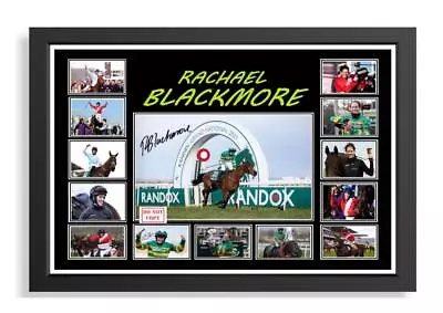 220 Rachael Blackmore Horse Racing Signed Memorabilia Framed Unframed Reprint • £17.40