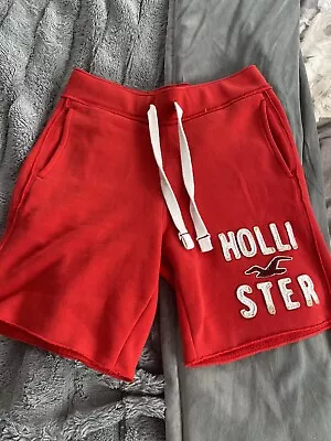 Hollister UKS/XS Red Sweat Shorts • £12