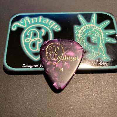 Vintage D'Andrea 351 Heavy Guitar Picks - 12 Pack With Collectible Tin • $9.99