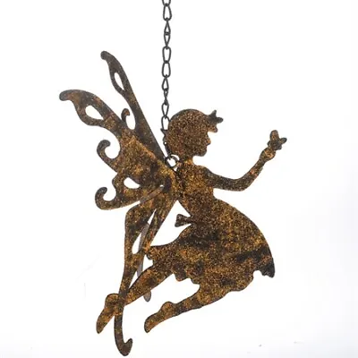 Garden Fairy Decorations Rustic Hanging Ornament Stake Flowers Pots Tubs Borders • £7.99