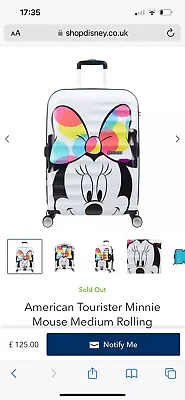 American Tourister Minnie Mouse Medium Rolling Luggage • £5