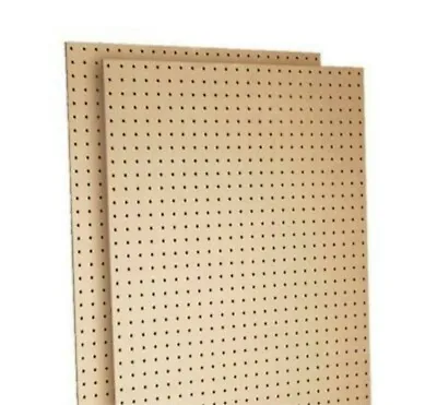 LaserSmith 6mm Wooden Pegboard 6mm Hole With 25mm Hole Centres Perf Board • £17.95