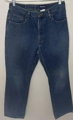 Eddie Bauer Jeans Women's Size 10 Blue Dark Wash Denim Pants 100% Cotton • $17