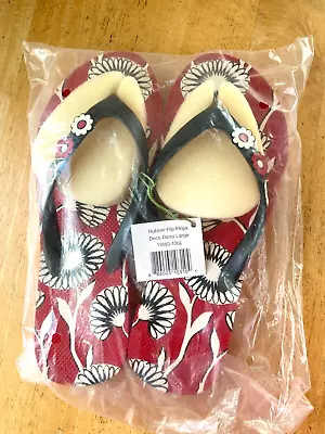 New With Tag - Vera Bradley Daisy Deco Flip Flops - Size Large • $20