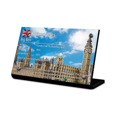 Display Plaque For LEGO 10253 Big Ben Building MP040 • $16.52