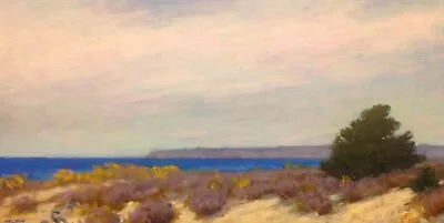 Martha's Vineyard Lobsterville Beach Cape Cod Oil Painting Landscape Art Realism • $600