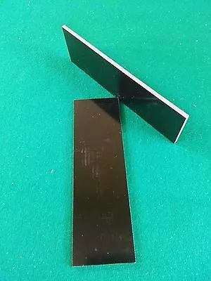 2 PCS OF .125  BLACK G-10 - KNIFE HANDLE MATERIAL BLANK SCALES G10 2  X 6  • $7.25