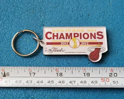 2012-2013 Miami Heat Back To Back Nba Basketball Acrylic Keychain Key Ring Rr161 • $7.25