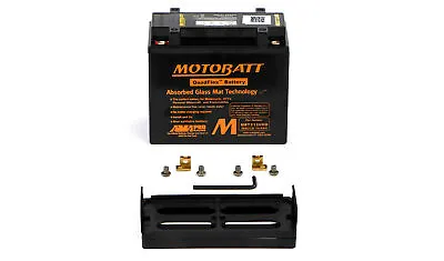 Motobatt MBTX12UHD BLACK Battery Upgrades YTX12-BS YB12B-B2 YTX15L-BS • £67.49