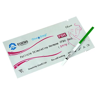 £2.95 • Buy Female Fertility Menopause Test FSH Urine Testing Strip Kit