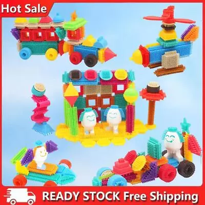 Bristle Shape Blocks Build And Play Fun Bricks Set For Boys Girls (100pcs) • $32.09