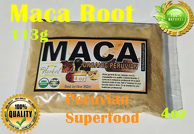 Maca Peruana En Polvo 113g Raiz De Maca En Polvo Natural Organico Del Peru 4oz! • $10.49