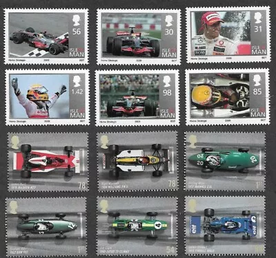 Classic Driver Legends Motor Cars Racing Mnh 2 Sets Lewis Hamilton • £12.95