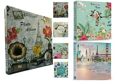 £8.99 • Buy Large Self Adhesive Photo Album Hold Various Sized Picture Up To A4 Assorted X1