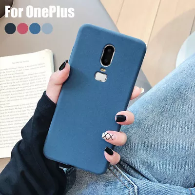 $5.10 • Buy For OnePlus 9 8 7T Pro 7 6T 6 5T Sandstone Matte Shockproof Soft TPU Case Cover