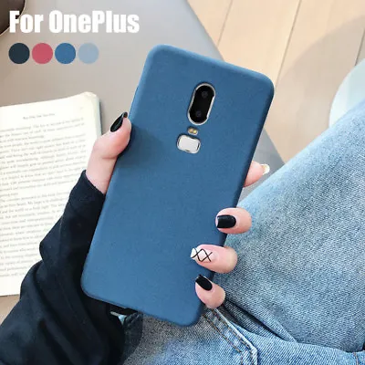 For OnePlus 9 8 Pro Nord Sandstone Matte Shockproof Plain Soft TPU Case Cover • $6.20