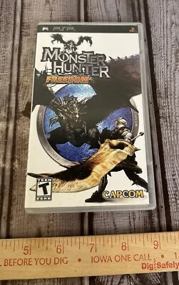 Monster Hunter Freedom Sony PSP 2006 Complete Cib Used • $19.99